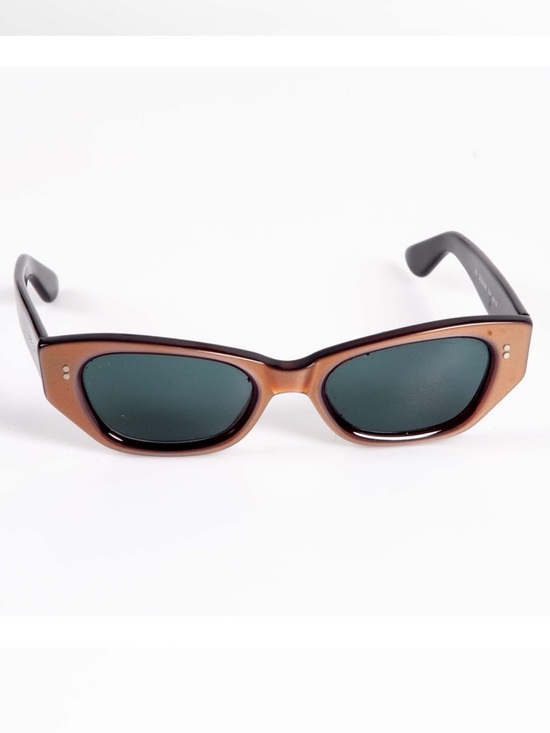 Gucci Accessories - GUCCI 90s vintage GG 2418/S Sunglasses ELONGATED Cat Eye Rose Gold Brown lenses